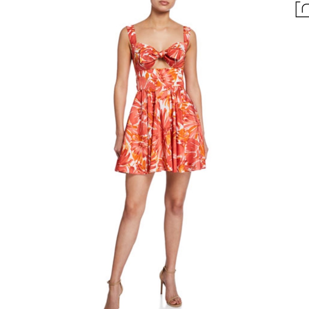 ALEXIS Floral-print Sweetheart Fit-&-flare Dress